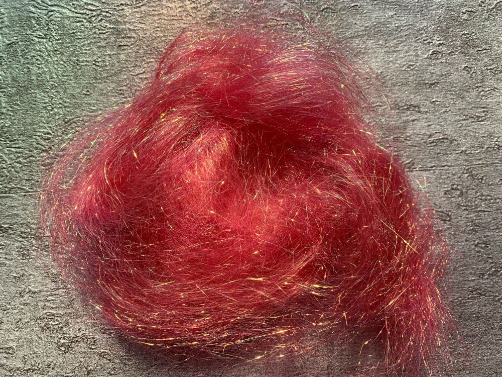 Angelina Fibres - Heat Fusable - Red
