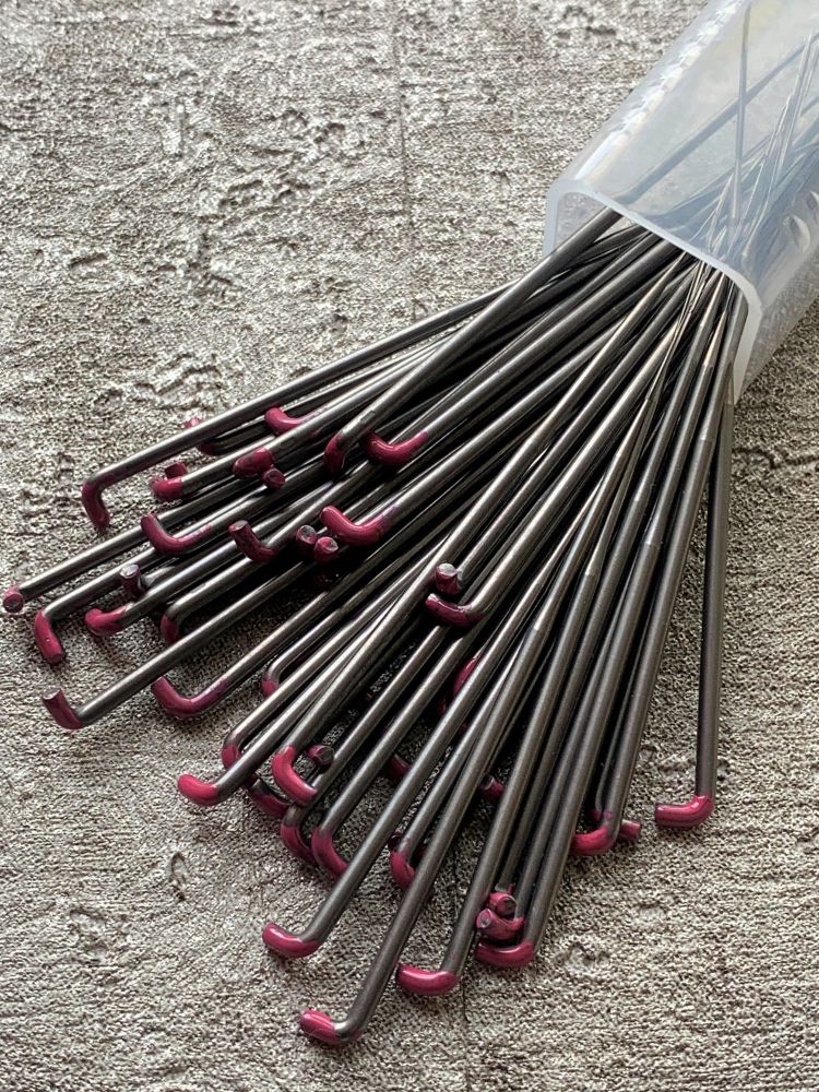 Twisted Star Needles - (Bright Pink Tip) Choose the Quantitiy