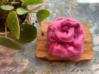 Tussah Silk Tops / Fibre - Pink