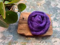 Tussah Silk Tops / Fibre - Purple
