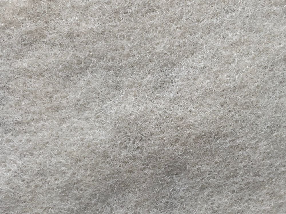 White Pre Felt  12" Square Sheet - 100% Merino Wool