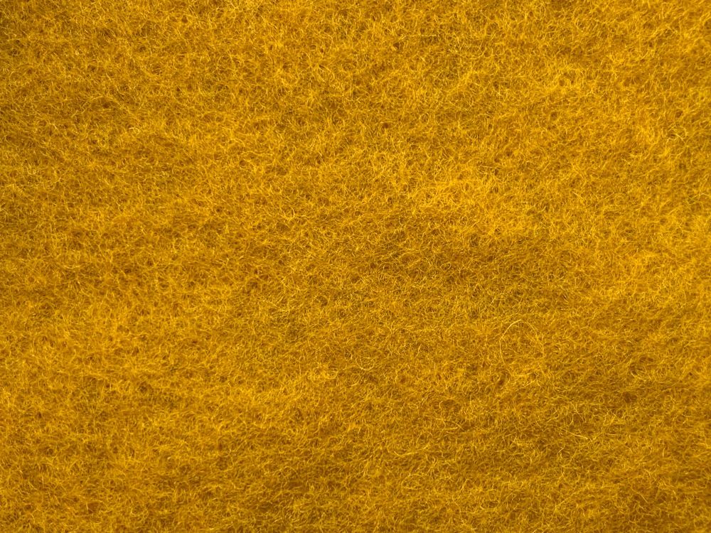 Yoke Yellow Pre Felt  12" Square Sheet - 100% Merino Wool
