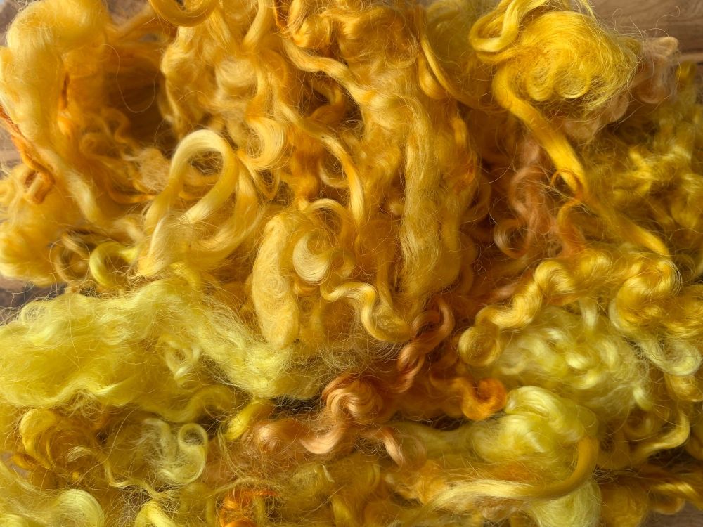 Dyed Curly Locks - Yellows
