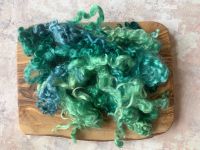 Dyed Curly Locks - Greens