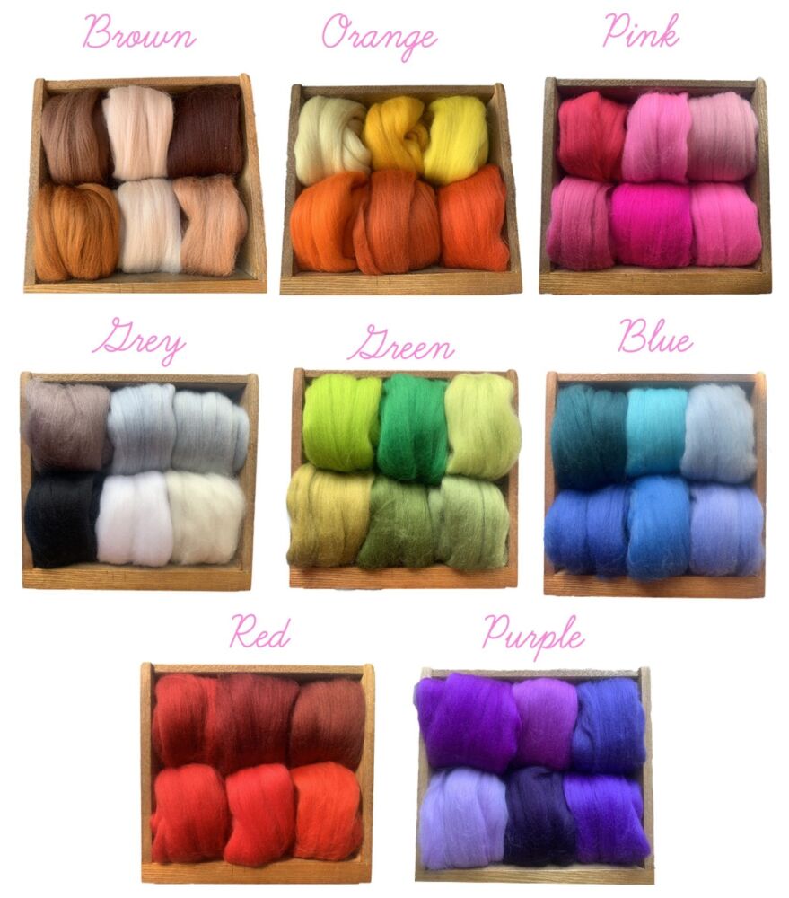 All 8 Shades Pack- Merino Wool