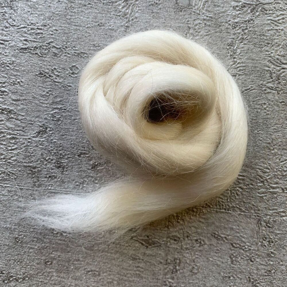 Mohair Mix - White