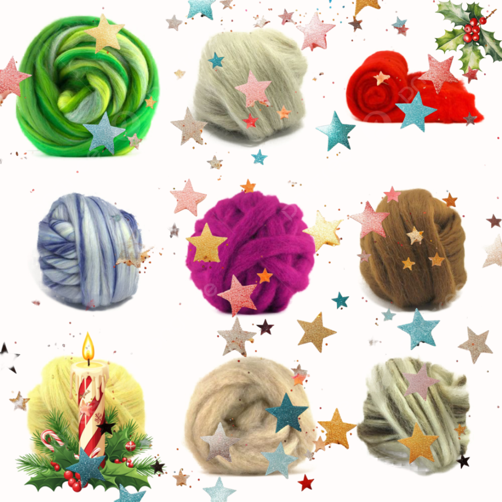 <!-- 003 -->Single Felting Wool Colours