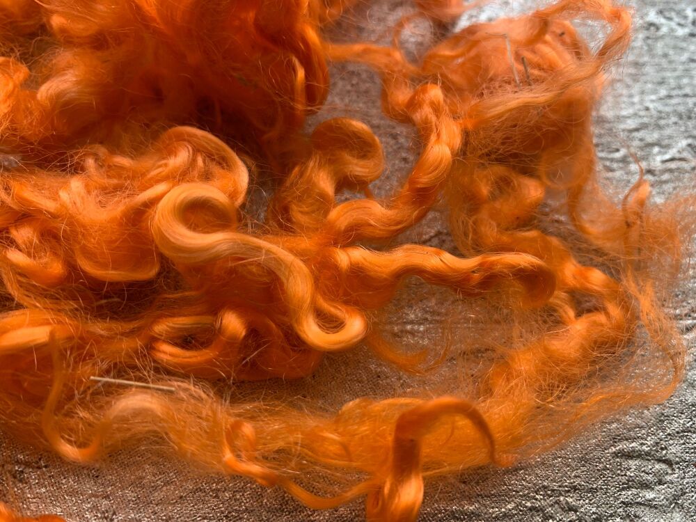 Orange Mohair Locks