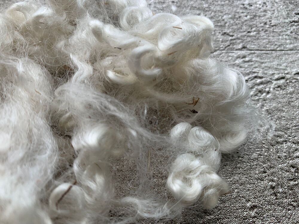 Mohair Locks - White