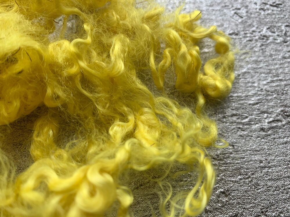 Mohair Locks - Yellow