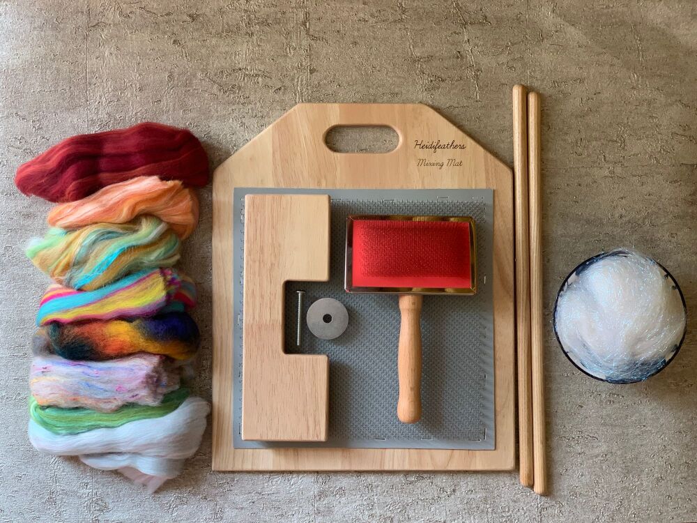 Mixing Mat - Board Carder to Create Batts and Sliver