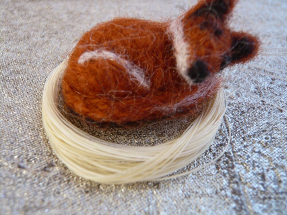 felted fox