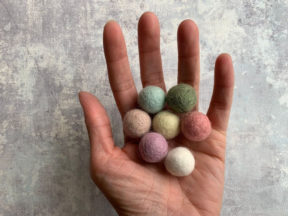 Free Mini bag of felt balls