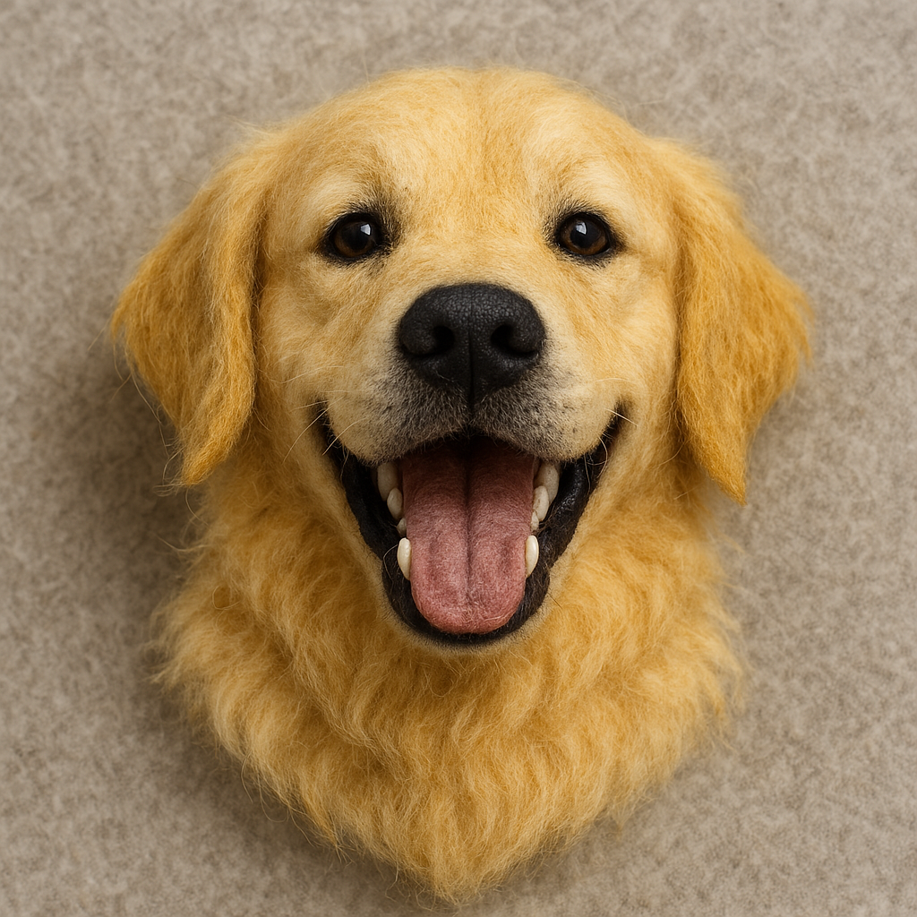 dog with mouth open