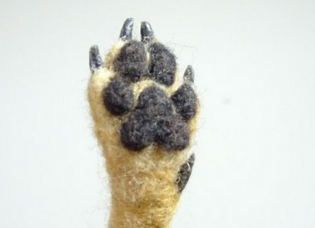 Needle Felting Tutorial for Creating Animal Nails with Wool, Wax, Wire ...