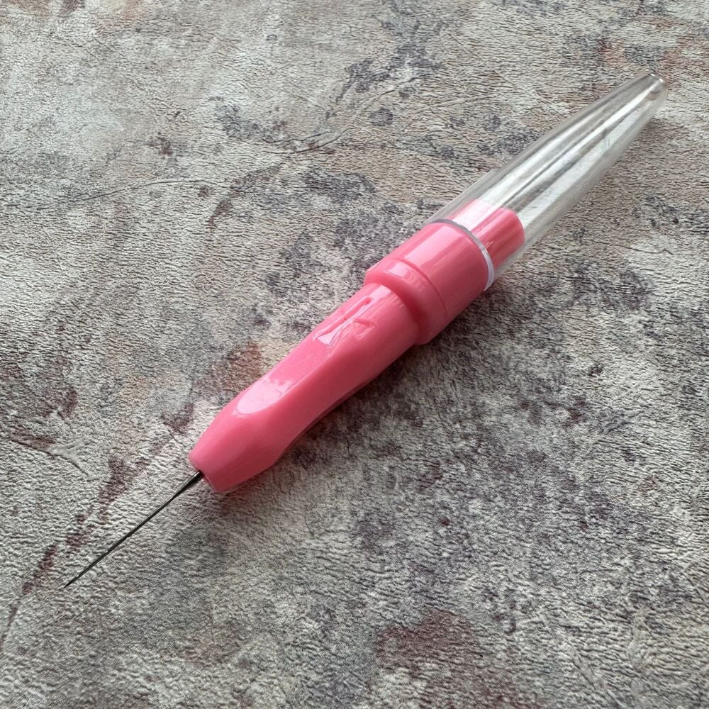 One Needle Handle - Pink