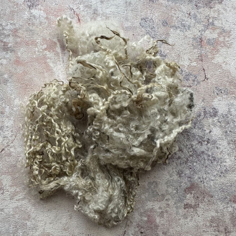 Blue Faced Leicester Locks - Natural Grey