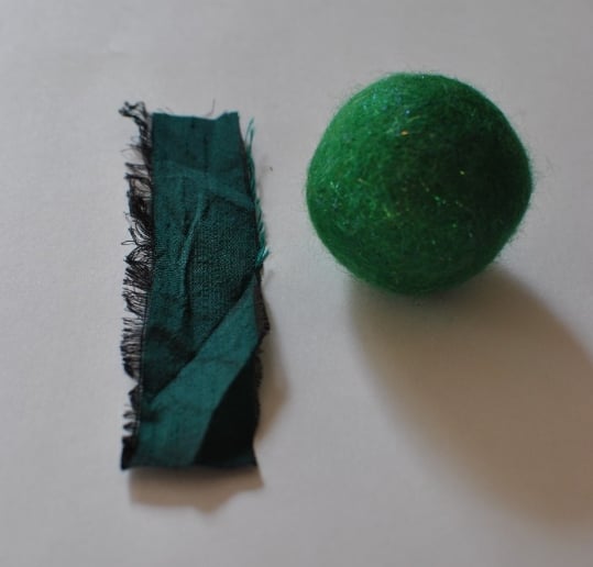 felted bauble