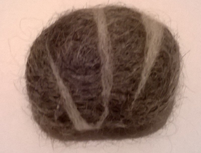 felted pebble