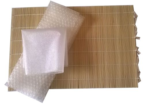 Bamboo Felting Mat with Bubble Wrap and Netting