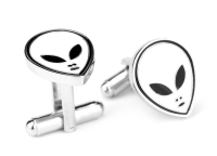 Alien UFO Area 51 cufflinks
