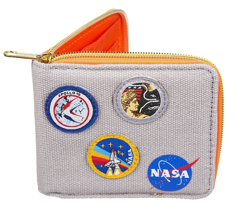 Gift Boxed Canvas NASA Wallet