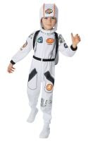 Astronaut Boys Fancy Dress Space Man Suit NASA Uniform Kid Childs Costume Outfit