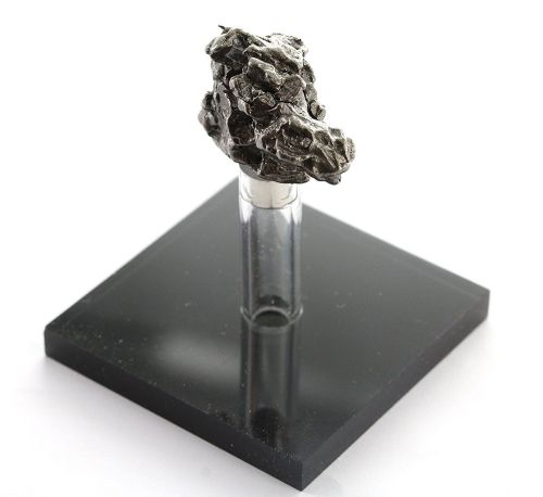 CLEVER SCHMUCK Clever Meteorite Real Shooting Star Pendant w//925/ Sterling Silver Loop /& Certificate