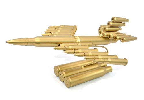 Aircraft Plane Desk Model Made From Genuine Bullet Shell Casings Quality De