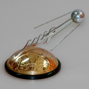 Sputnik 1 Satellite Model Soviet Union USSR Russian Space Program Rare