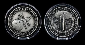 NASA Space Constellation Medallion Medal Coin Very Rare