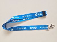 ESA Lanyard Space Angency Europeon Space Agency Rare Neck Tag ID Badge Keys Holder