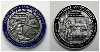 Apollo 17 45th Anniversary Edition Series 2 NASA MOON