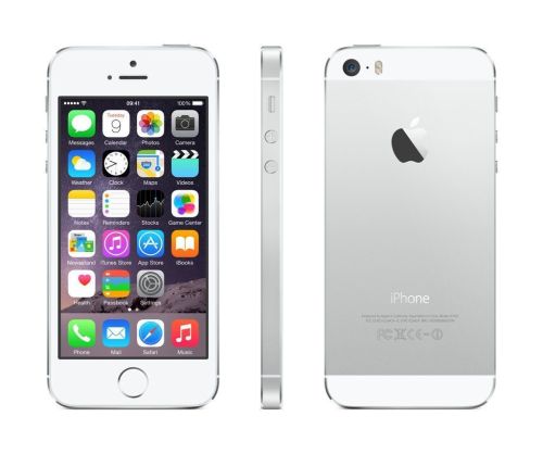 Apple iPhone 5S 16GB White & Silver Unlocked To All Networks Boxed Very Goo