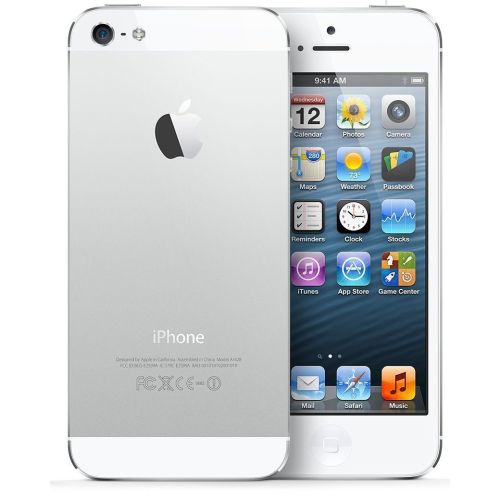 Apple iPhone 5 16GB White & Silver Unlocked To All Networks Boxed Very Good
