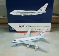 GEMINI JETS 1/400 Boeing 747 SP NASA N747NA SOFIA Space Observatory Model Diecast