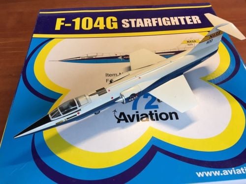 NASA 1/72 Witty Wings Aviation 72 F104 Starfighter, Dryden DFRC Space Die C