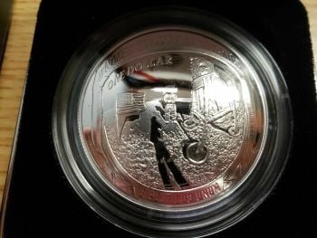 NASA US 50th Anniversary Apollo 11 Moon Landing Silver Commemorative Coin