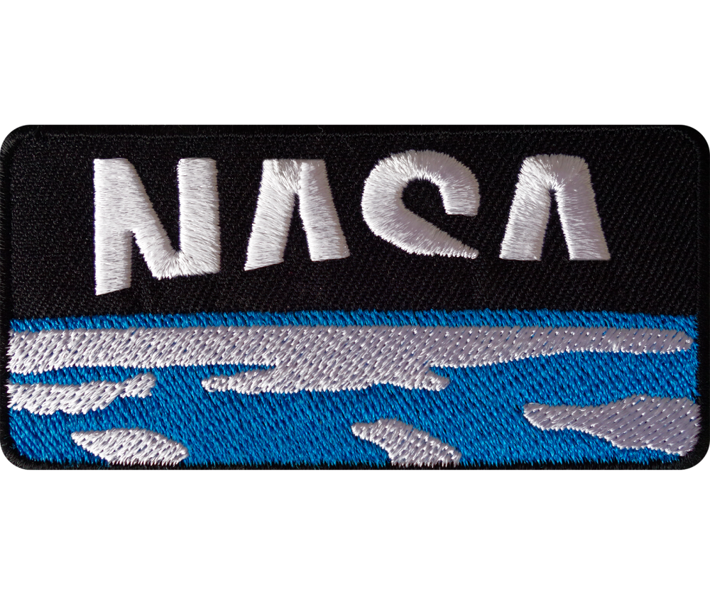 NASA View From Space Iron On Patch Sew On Clothes Bag Case Astronaut Space Badge