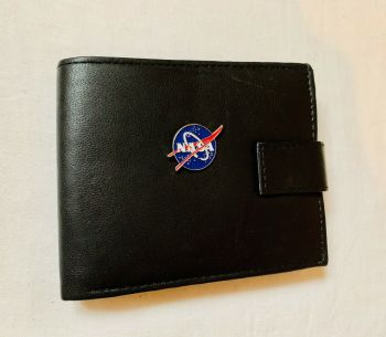 NASA Space Logo Wallet Black