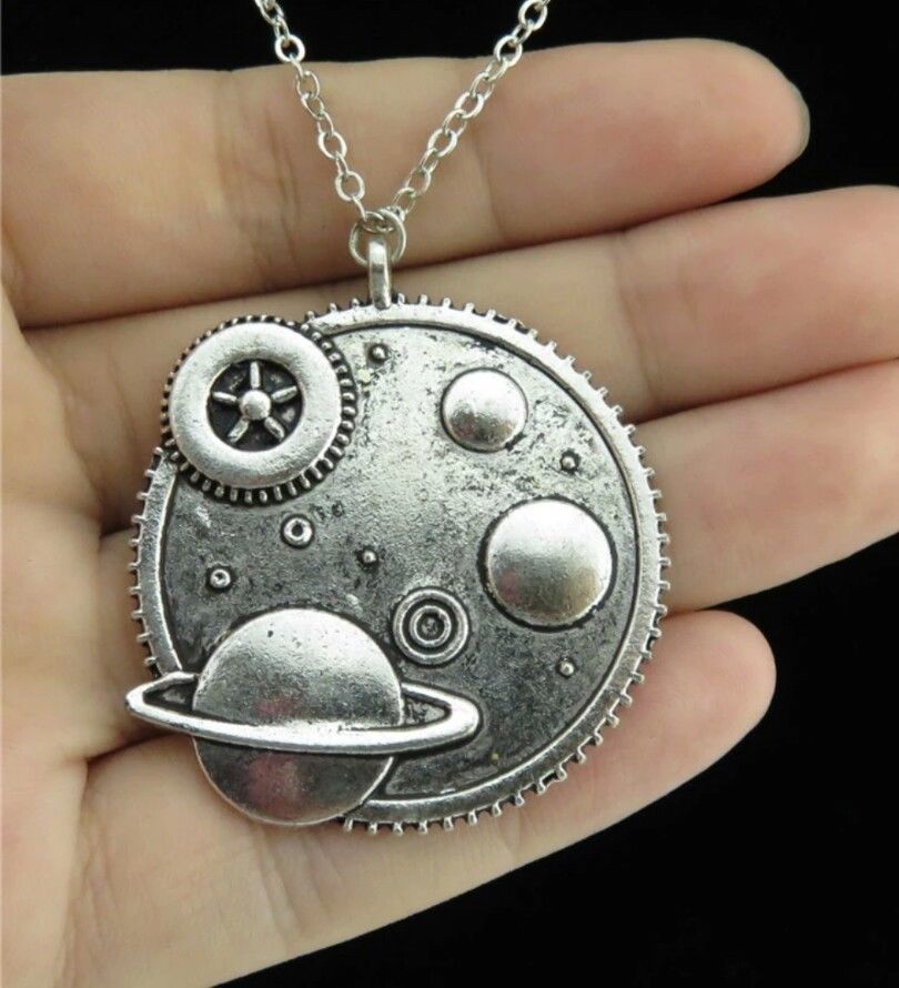 Cog Planet Large Stunning Necklace Chain Jewellery