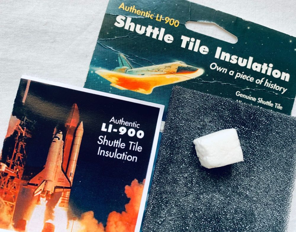 Genuine NASA Space Shuttle Heat Tile Insulation Rare