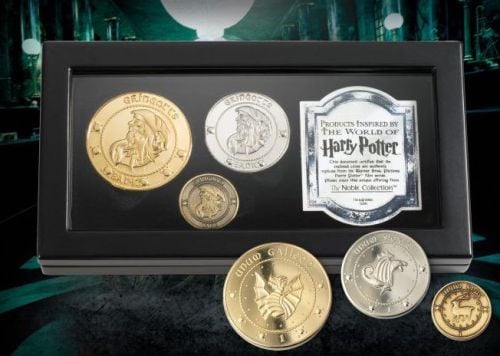Harry Potter J.K Rowling Genuine Noble Collection Gringots Coin Medallion S
