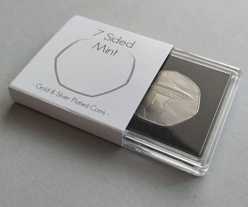 UFO Area 51 Coin In Display Case Collectors Piece Alien Roswell
