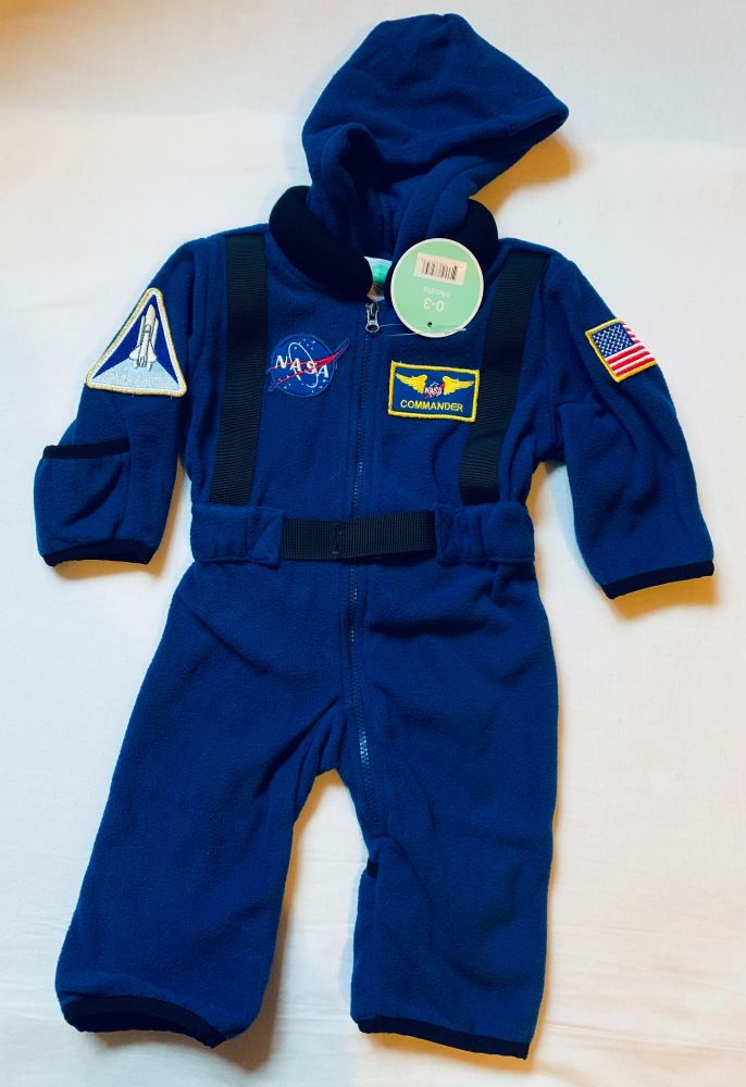 Baby Childs NASA Suit New With Tags Real Replica Astronaut Space Jump Suit 