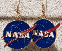 NASA Logo Ear Rings Set Stunning 