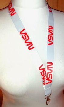 Rare NASA Vector Logo Space Program Lanyard