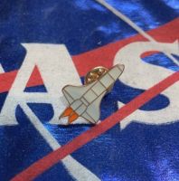  NASA Space Shuttle Pin Badge Metal Detailed