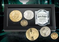 The Noble Collection Harry Potter Gringotts Coin Collection Collectible Coin Set Includes All 3 Coins Of Gringotts Bank The Galleon The Sickle & The K