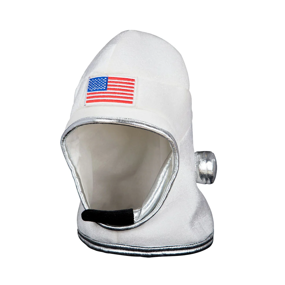 NASA Soft Safe Padded Spaceman Helmet With Coms Microphone Astronaut kids c